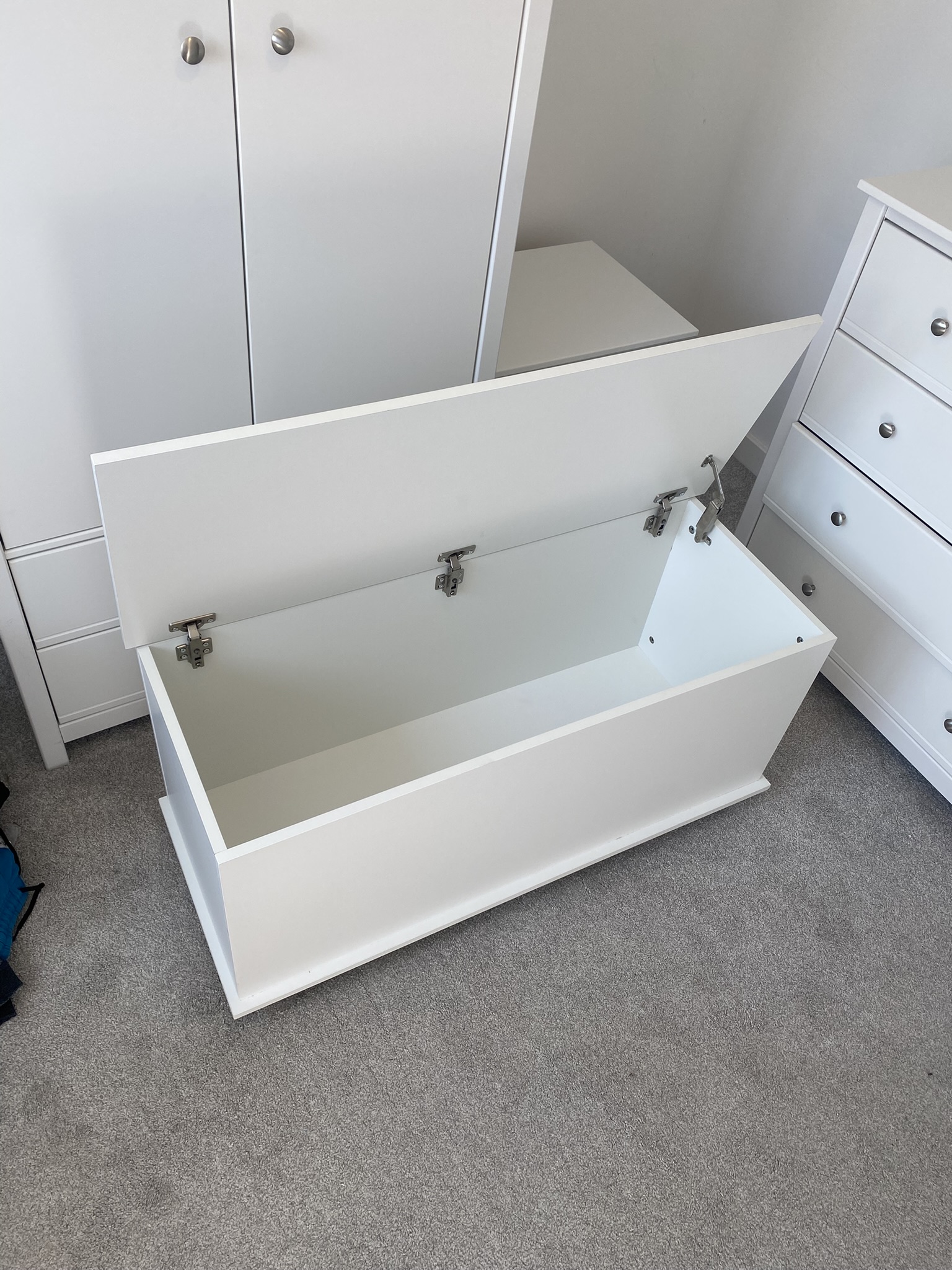 White Furniture Set Toy Storage Open